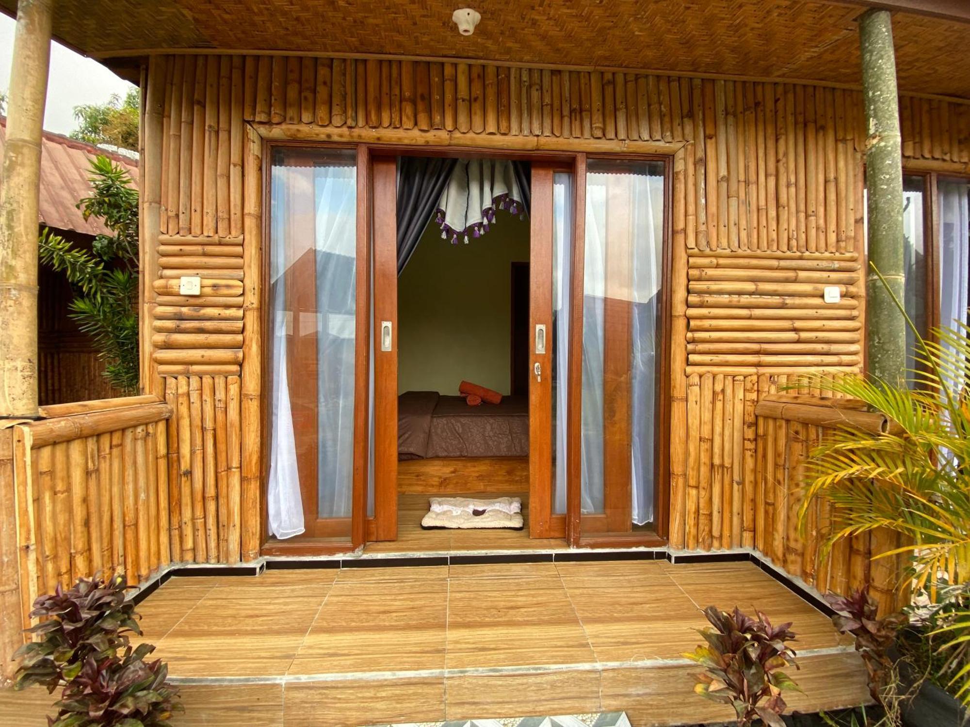 D'Yoga Bamboo House Hotel Kintamani Exterior foto