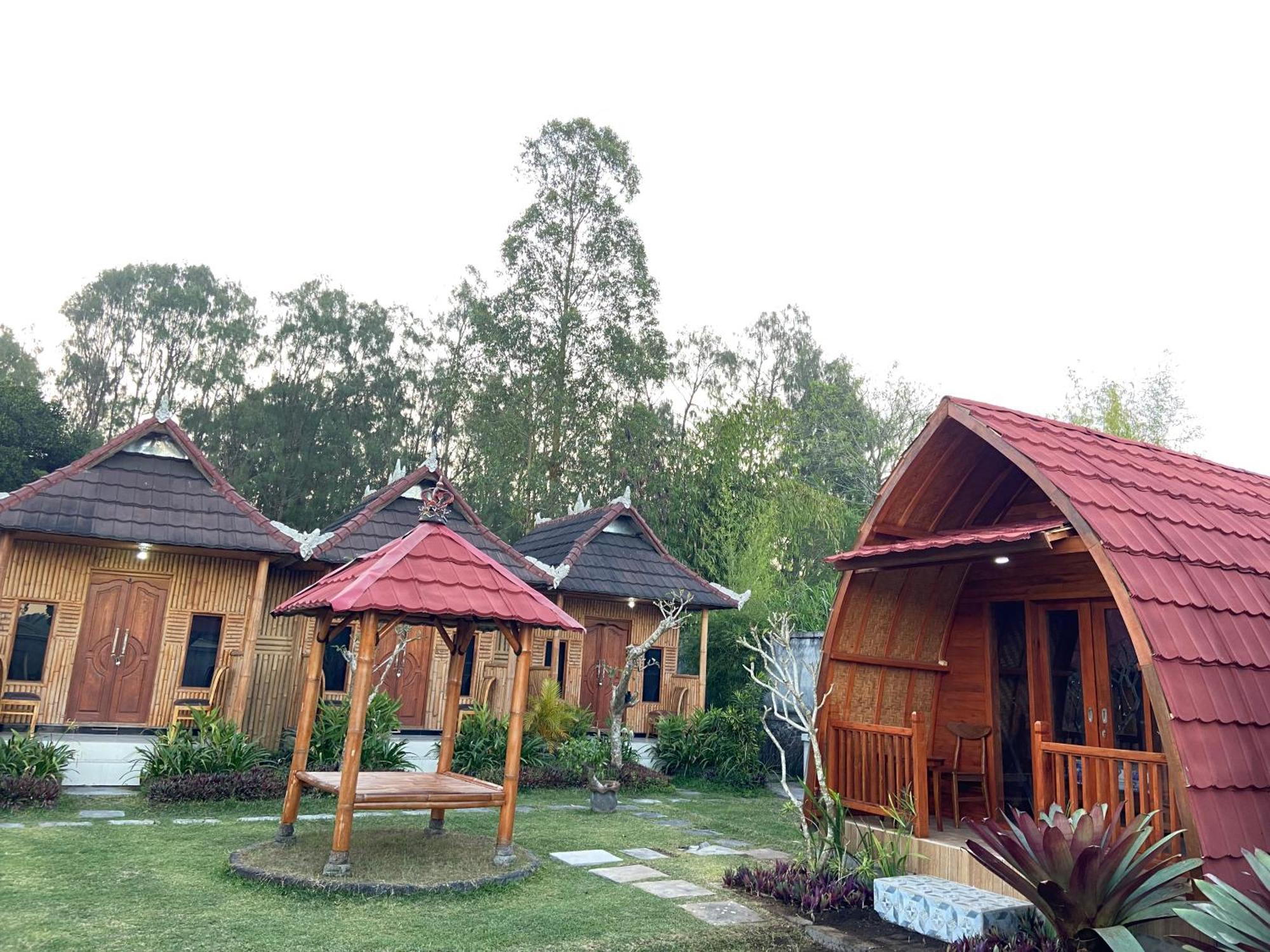 D'Yoga Bamboo House Hotel Kintamani Exterior foto